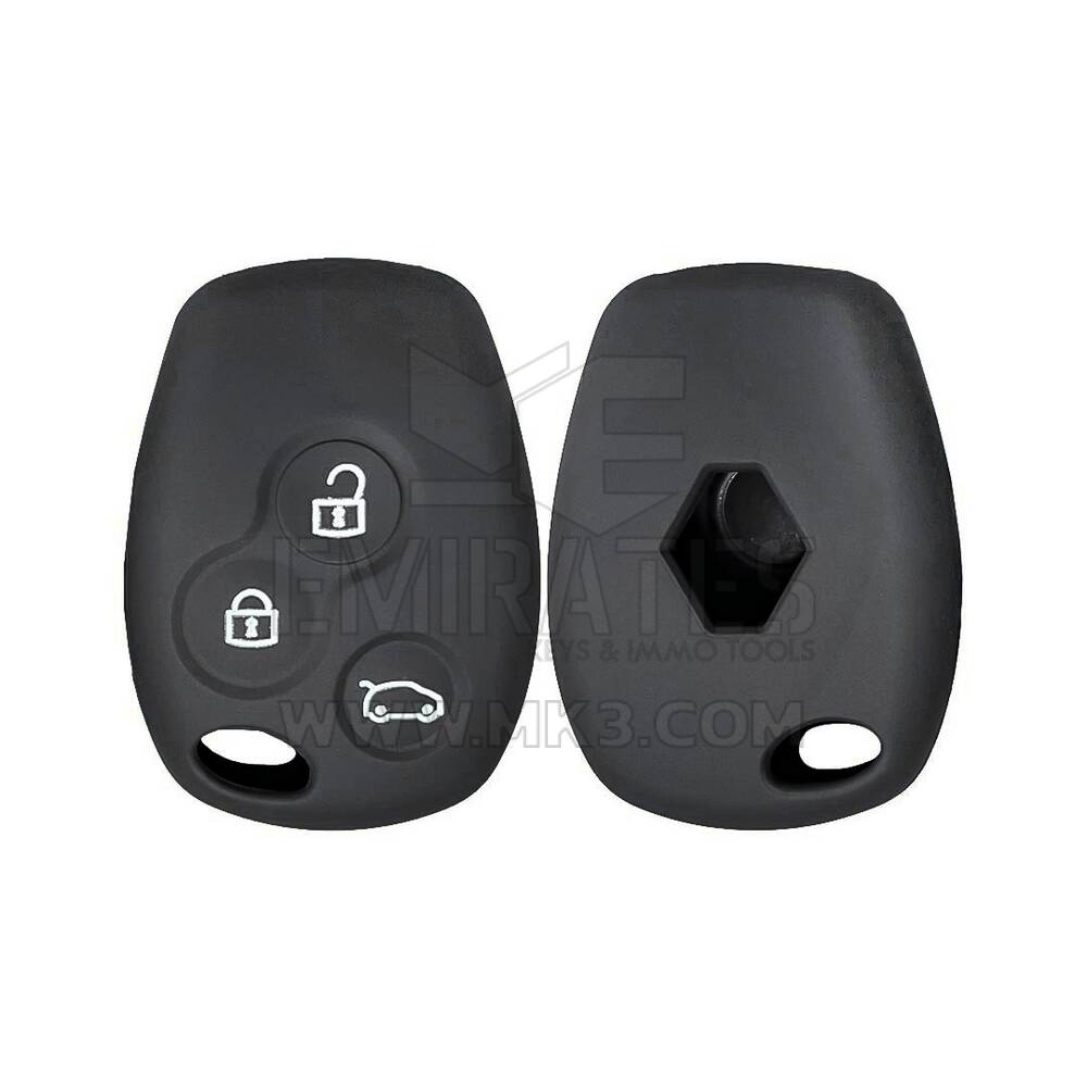 Coque en silicone pour clé à distance REN Dacia 3 boutons