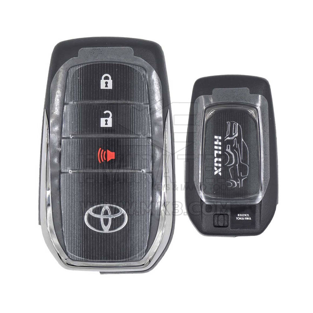 Оригинальный смарт-дистанционный ключ Toyota Hilux 2016-2022, 2 + 1 кнопка, 314,35/312,11 МГц 89904-0K101