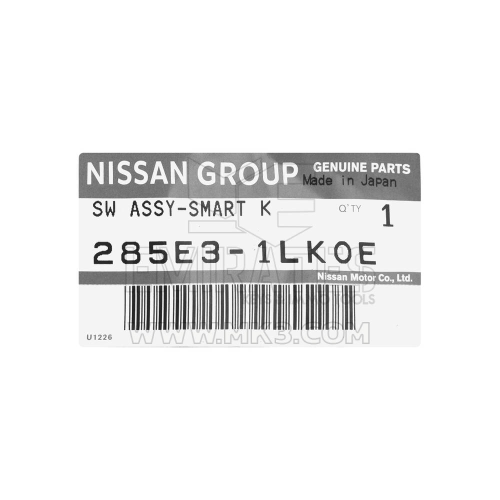 New Nissan Armada 2022 Genuine / OEM Smart Remote Key 2+1 Buttons 433MHz OEM Part Number: 285E3-1LK0E , 285E31LK0E - FCC ID: CWTWB1U825 | Emirates Keys