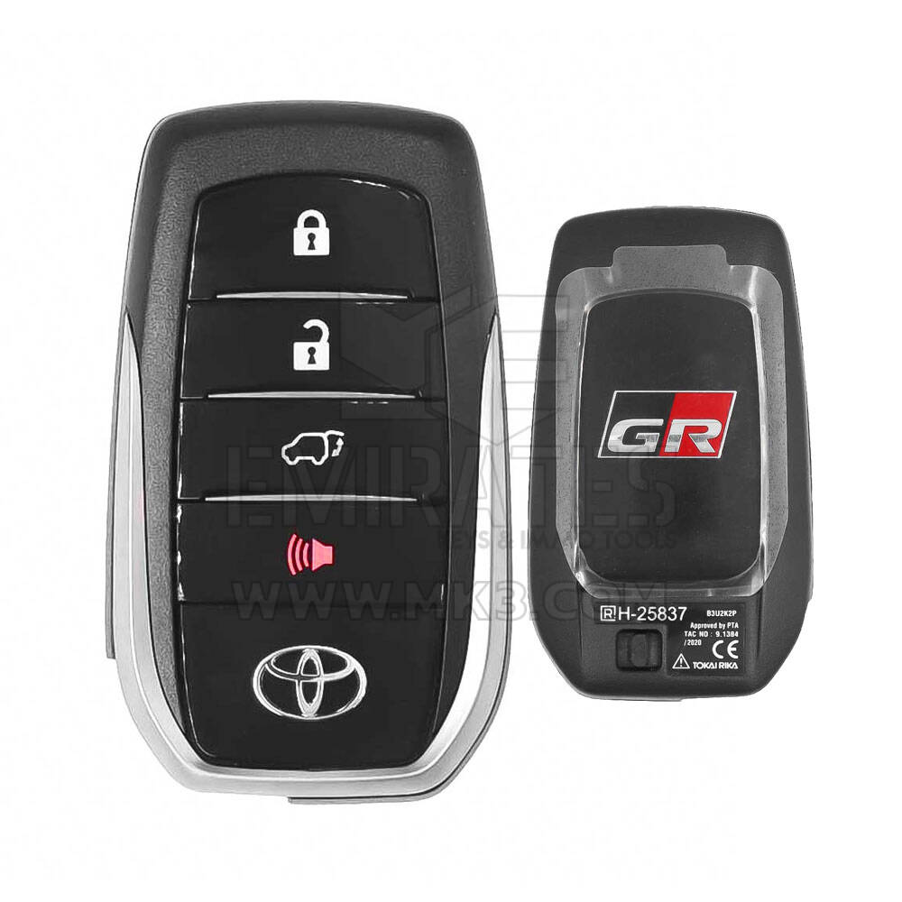 Toyota Fortuner 2016-2022 GR Sport Оригинальный Смарт ключ 4 кнопки