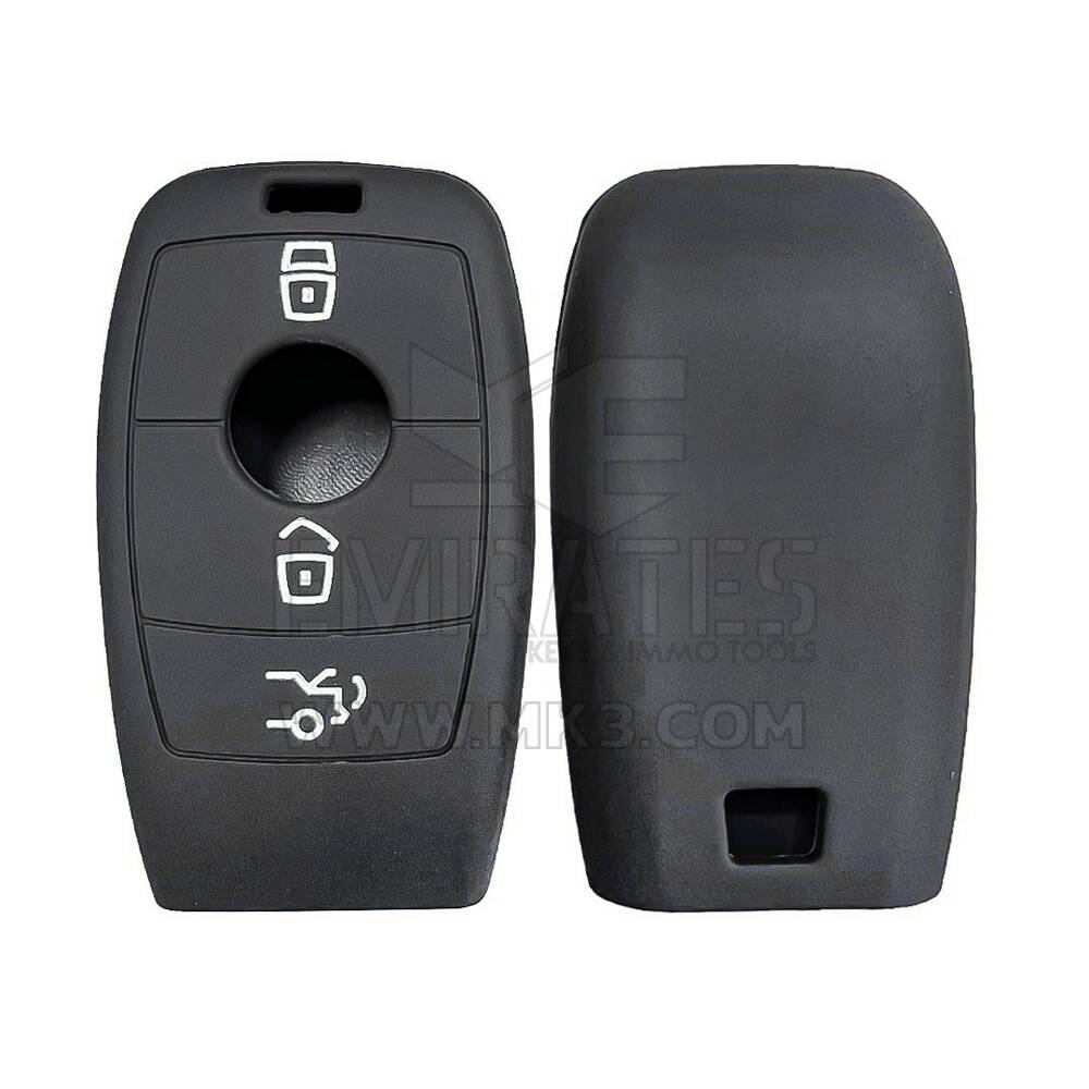 Coque en silicone pour clé à distance intelligente Mercedes Benz 2016-2021 3 boutons