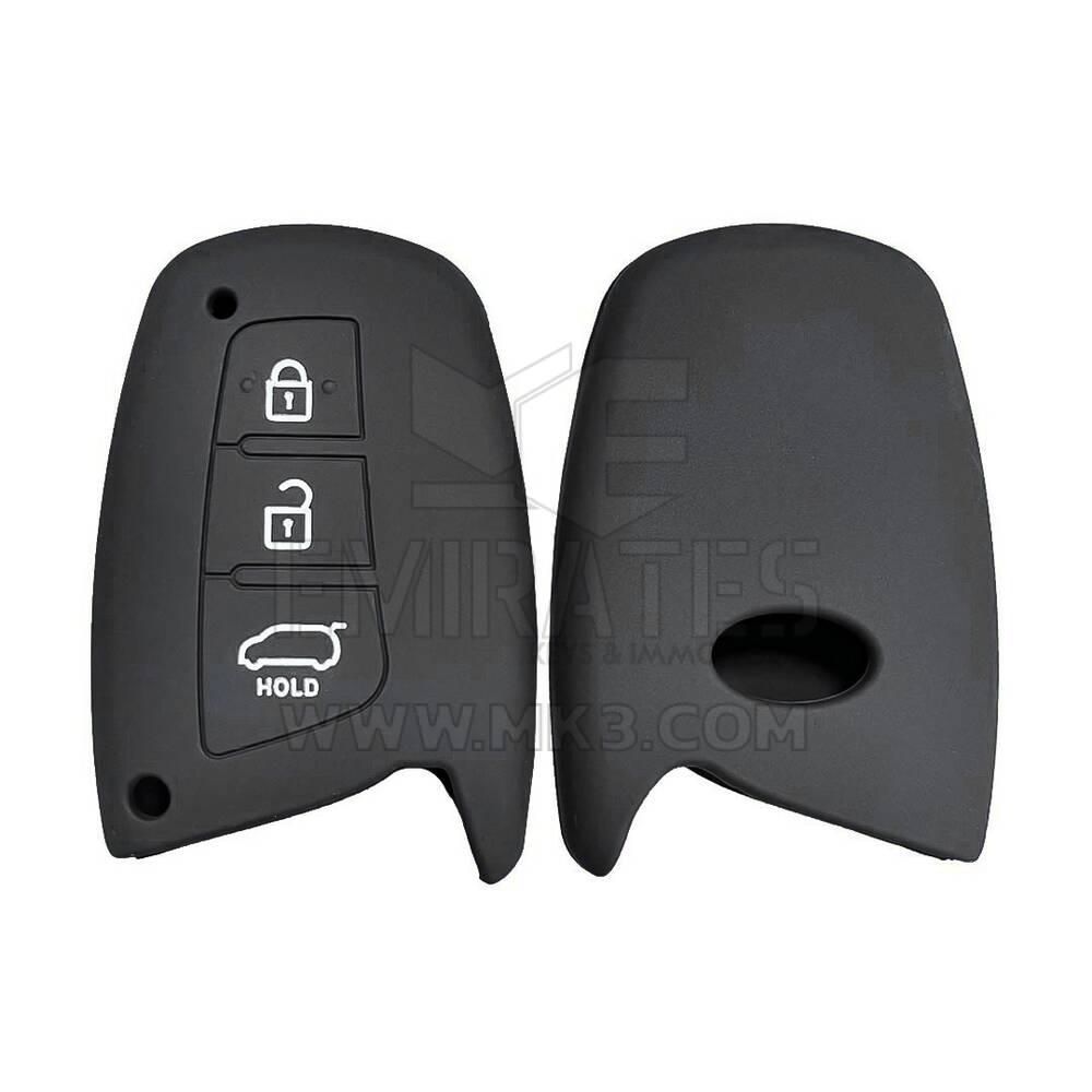 Coque de protection en silicone pour voiture Hyundai clé