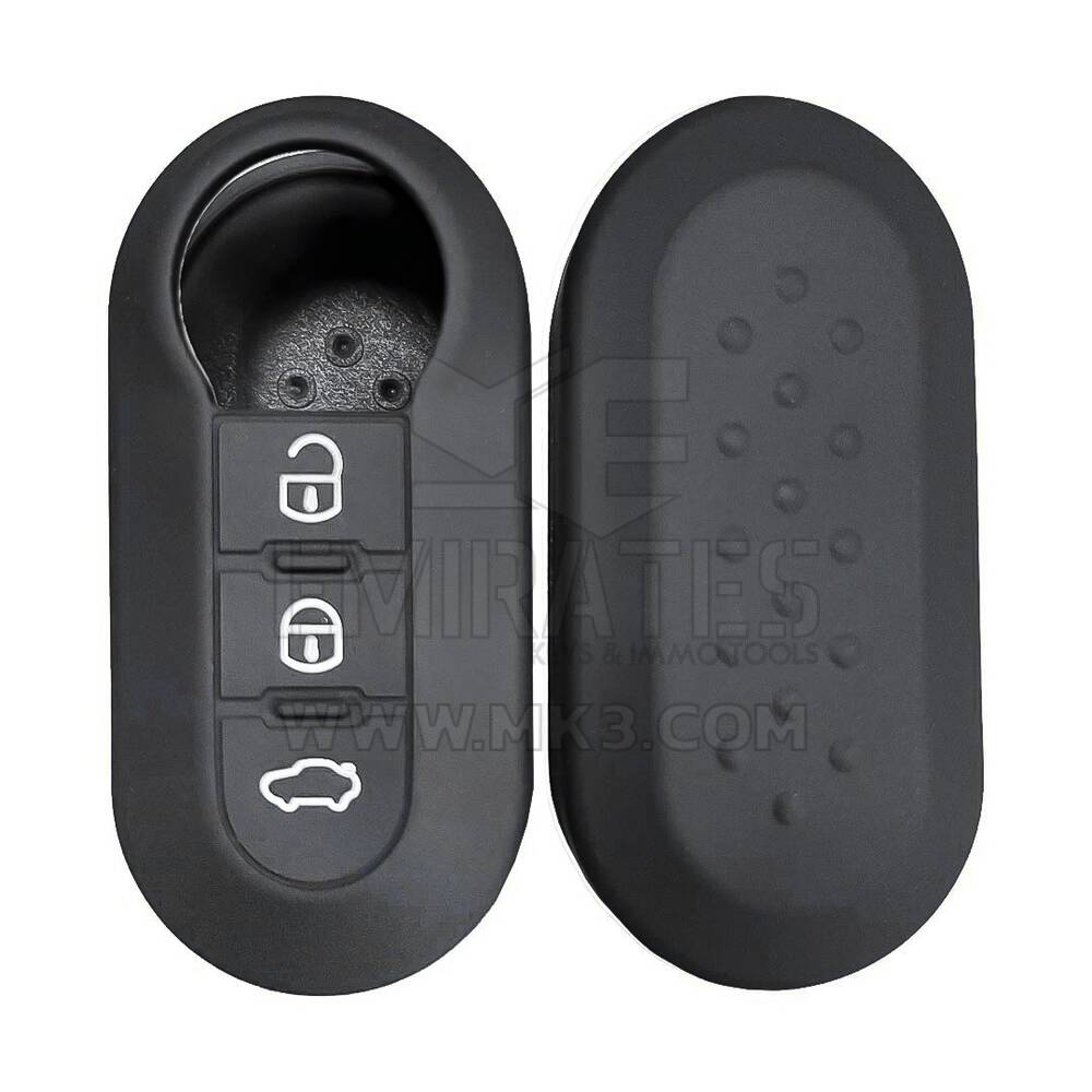 Custodia in silicone per Fiat Doblo Ducato Flip Remote Key 3 pulsanti