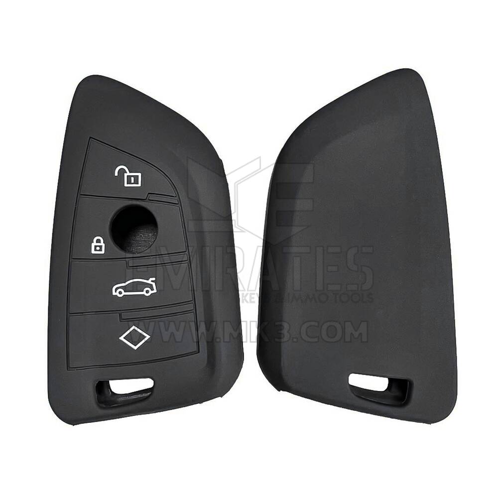 Funda de silicona para BMW CAS4 F Series Smart Remote Key 4 botones