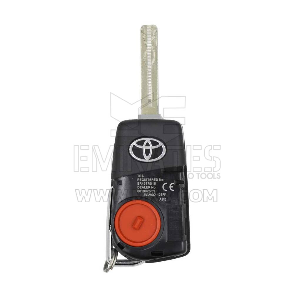 Clé télécommande à 3 boutons 433 MHz d'origine/OEM réutilisable d'occasion pour Toyota Camry 2018 Numéro de pièce OEM : 89070-33F20 / 89070-33F21, ID FCC : HYQ12BGF | Emirates Keys
