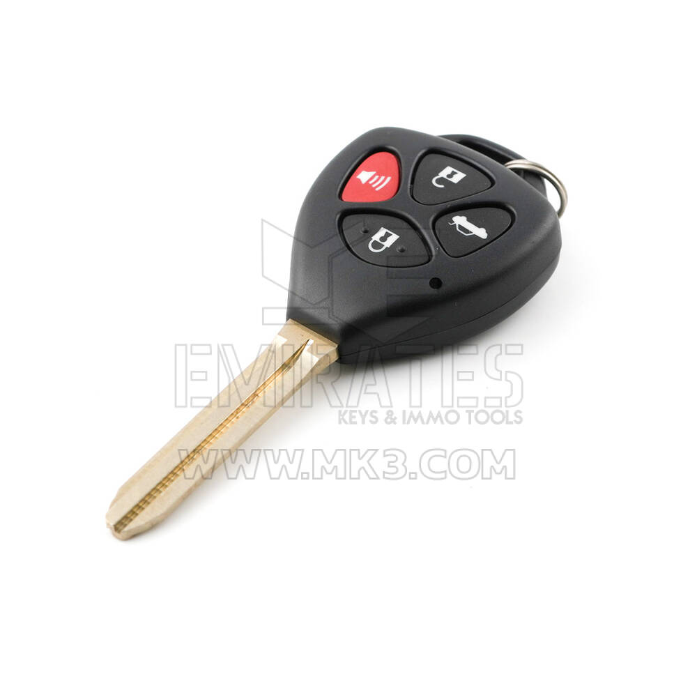 Nuova Toyota Camry 2012-2015 Chiave telecomando originale / OEM 4 pulsanti 433 MHz Numero parte OEM: 89070-06460, 8907006460 | MK3