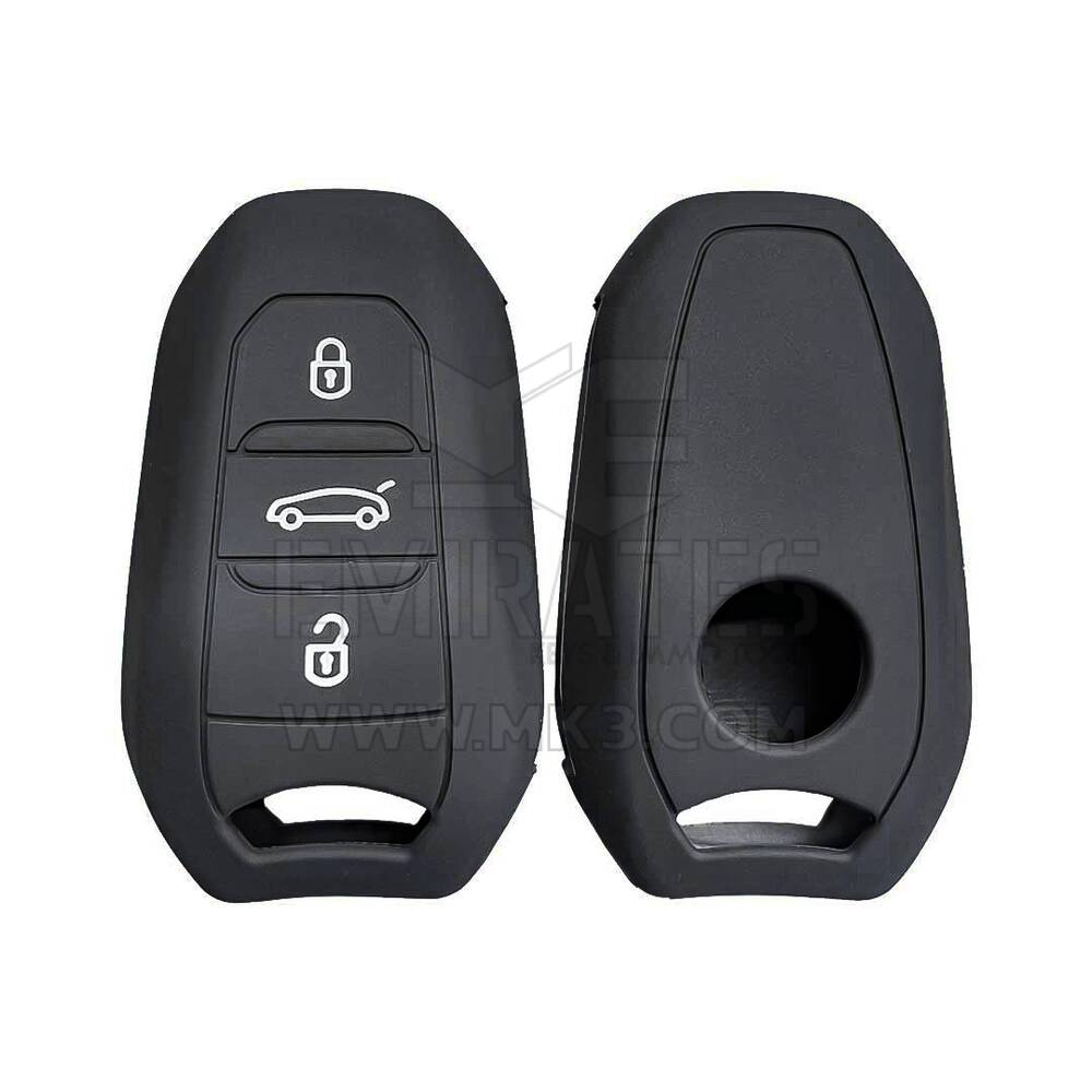 Capa de silicone para Peugeot Citroen 2015-2017 Flip Remote Key 3 botões
