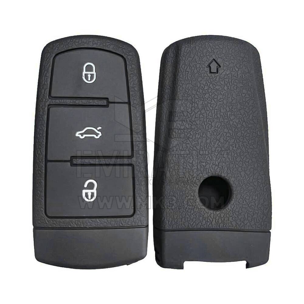 Coque en silicone pour clé à distance Volkswagen Passat 3 boutons