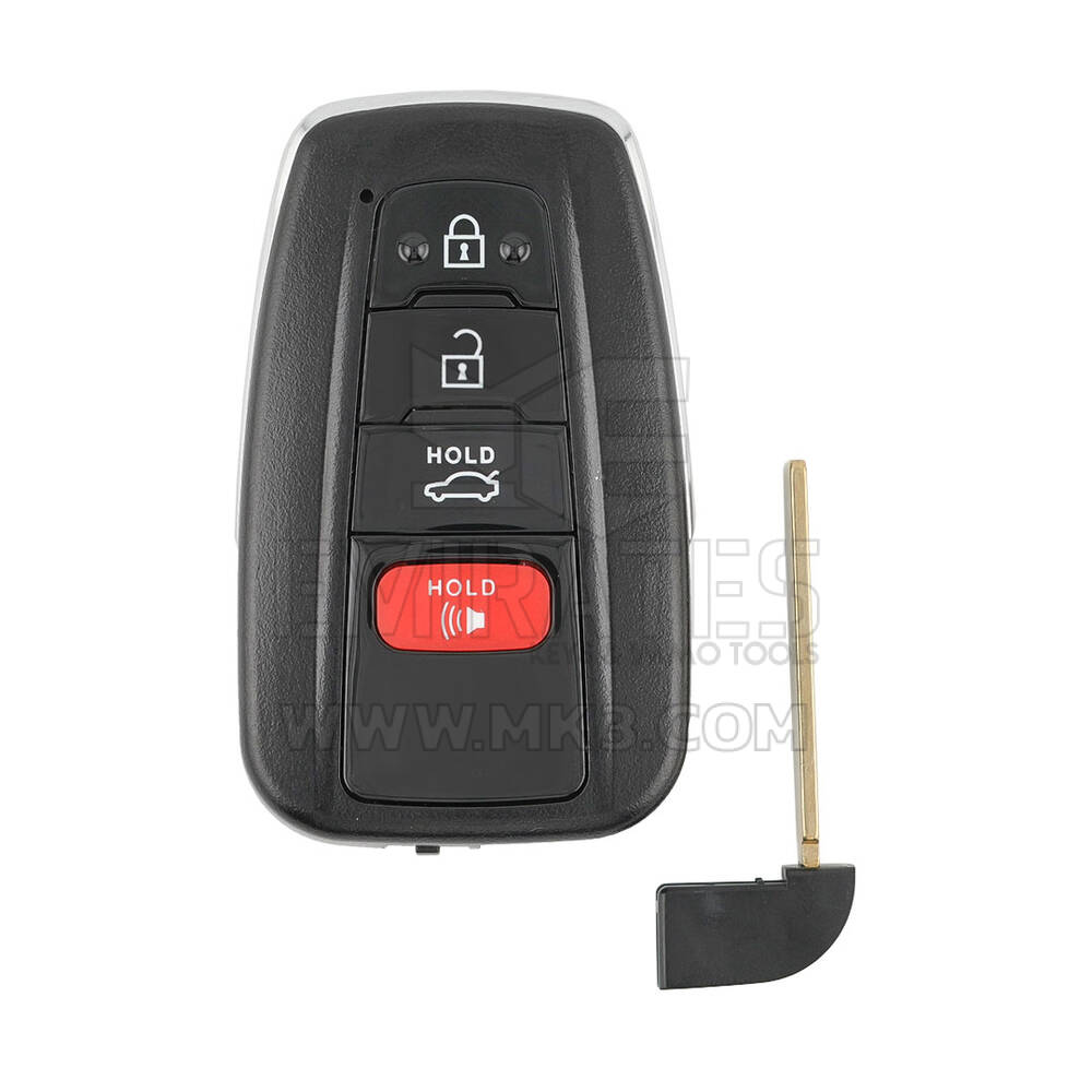 New Aftermarket Toyota Camry 2018 Smart Remote Key 4 Buttons 315MHz Compatible Part Number: 89904-06220 / 9904-06240 / 9904-33550 / 9904-33740 / 89904-06350  FCCID : HYQ14FBC | Emirates Keys