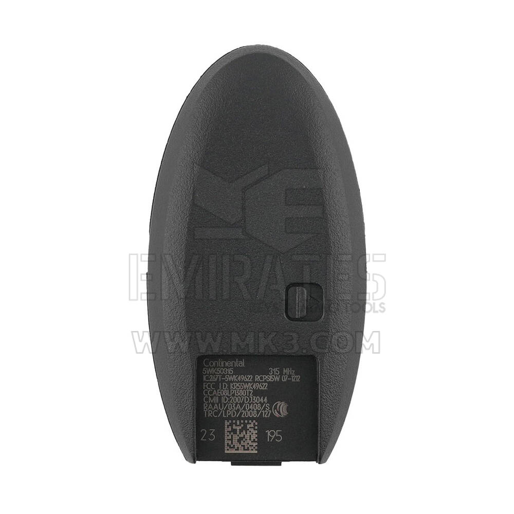 Telecomando Smart Key Infiniti FX35 2012 315 MHz 285E3-1CA7A | MK3