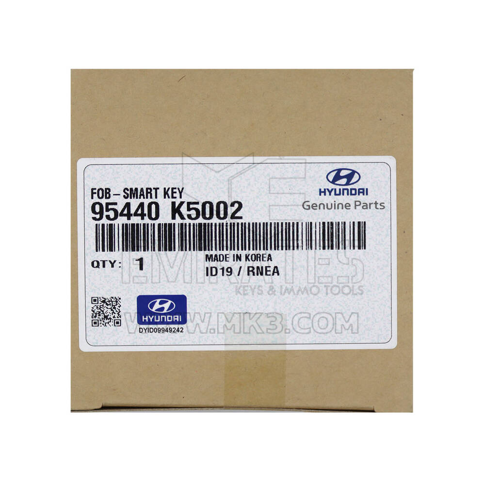 New Hyundai Santa Cruz 2022 Genuine / OEM Smart Remote 4+1 Buttons 433MHz OEM Part Number: 95440-K5002 / 95440K5002 FCC ID : TQ8-FOB-4F27| Emirates Keys