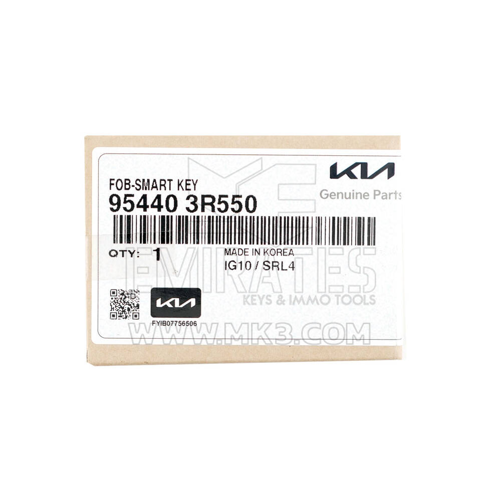 Brand NEW KIA Cadenza Quoris 2014-2015 Genuine/OEM Smart Key Remote 3 Buttons 433MHz HITAG 2 ID46 PCF7952A Transponder 95440-3R550, FCCID: SVI-KHFEU03 | Emirates Keys