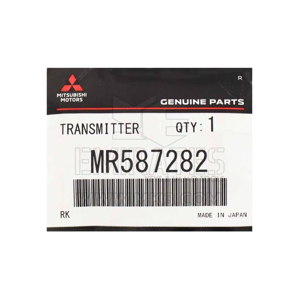Yeni Orijinal - OEM Mitsubishi Pajero 2006 Uzaktan 2 Düğme 433MHz Üretici Parça Numarası: MR587282 / MR301711 | Emirates Anahtarları