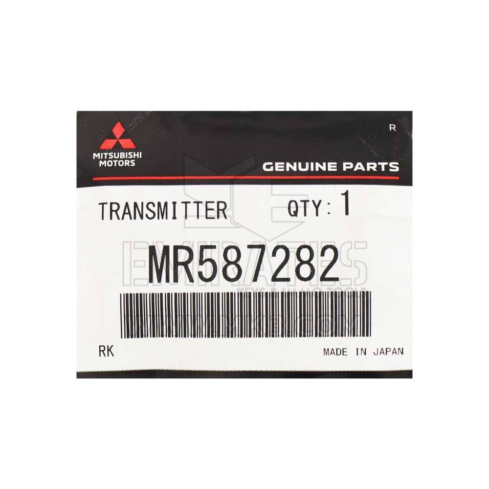 Nouveau authentique - OEM Mitsubishi Pajero 2006 Télécommande 2 boutons 433 MHz Numéro de pièce du fabricant : MR587282 / MR301711 | Clés des Émirats