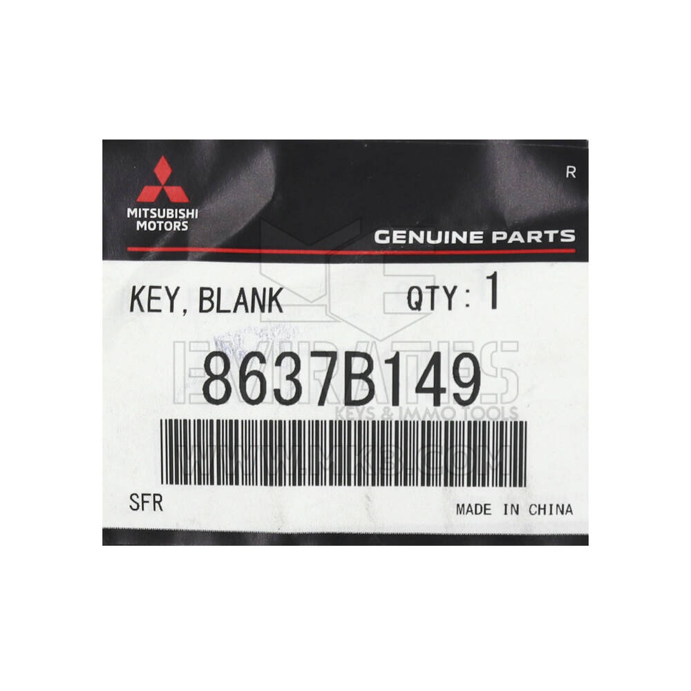 Nuova chiave remota intelligente Mitsubishi Outlander 2022 originale / OEM 3 pulsanti 433 MHz Numero parte OEM: 8637B149 / 8637C252 - ID FCC: KR5MTXN1 | Chiavi degli Emirati