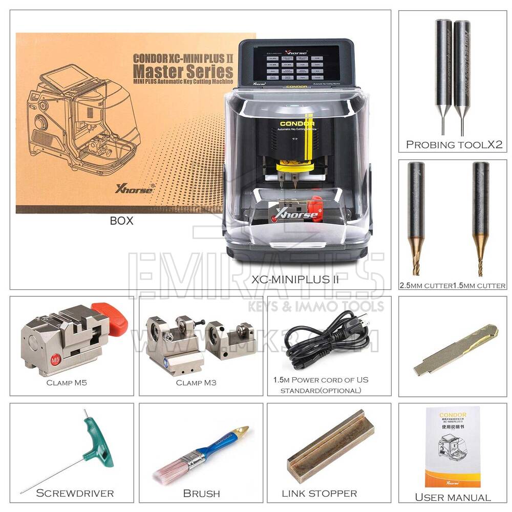 Xhorse Condor XC-MINI Plus II Key Cutting Machine | Mk3