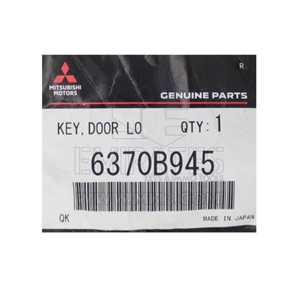 Nuevo Mitsubishi Lancer 2016-2017 Genuine/OEM Remote Head Key 4 botones 315MHz Número de pieza del fabricante: 6370B945 / FCCID OUCJ166N | Claves de los Emiratos