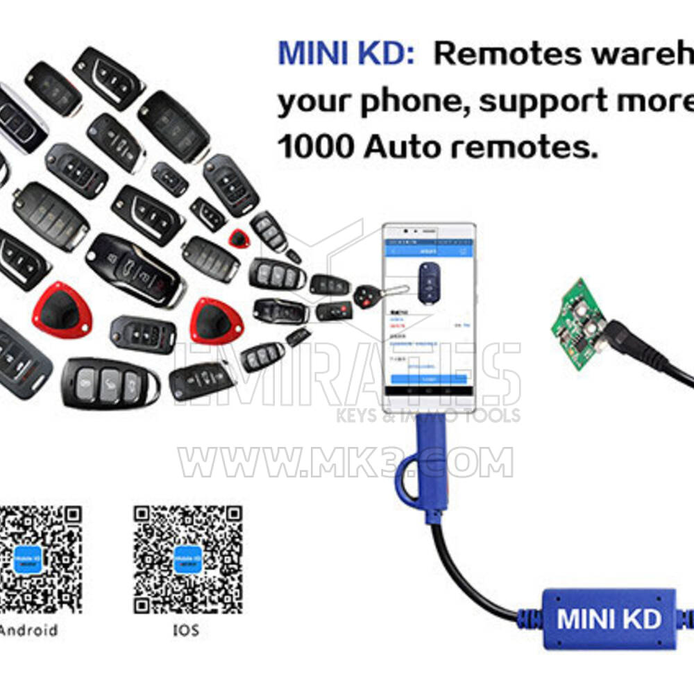 Mini générateur de télécommande de clé KD Keydiy | MK3