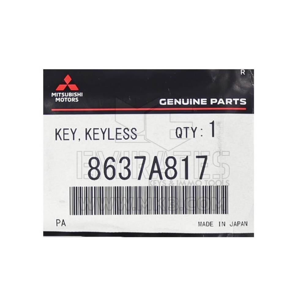 Brand NEW Mitsubishi Outlander 2015-2019 Genuine / OEM Smart Key 4 Buttons 315MHz Manufacturer Part Number: 8637A817 / 8637C813 - FCCID: OUC644M-KEY-N