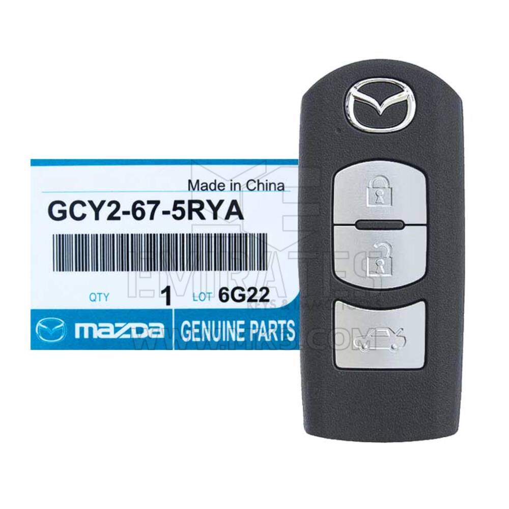 NEW Mazda 6 2009 Genuine/OEM Smart Key Remote 433MHz GCY2-67-5RYA GCY2675RYA - FCCID: 5WK434O3D | Emirates Keys