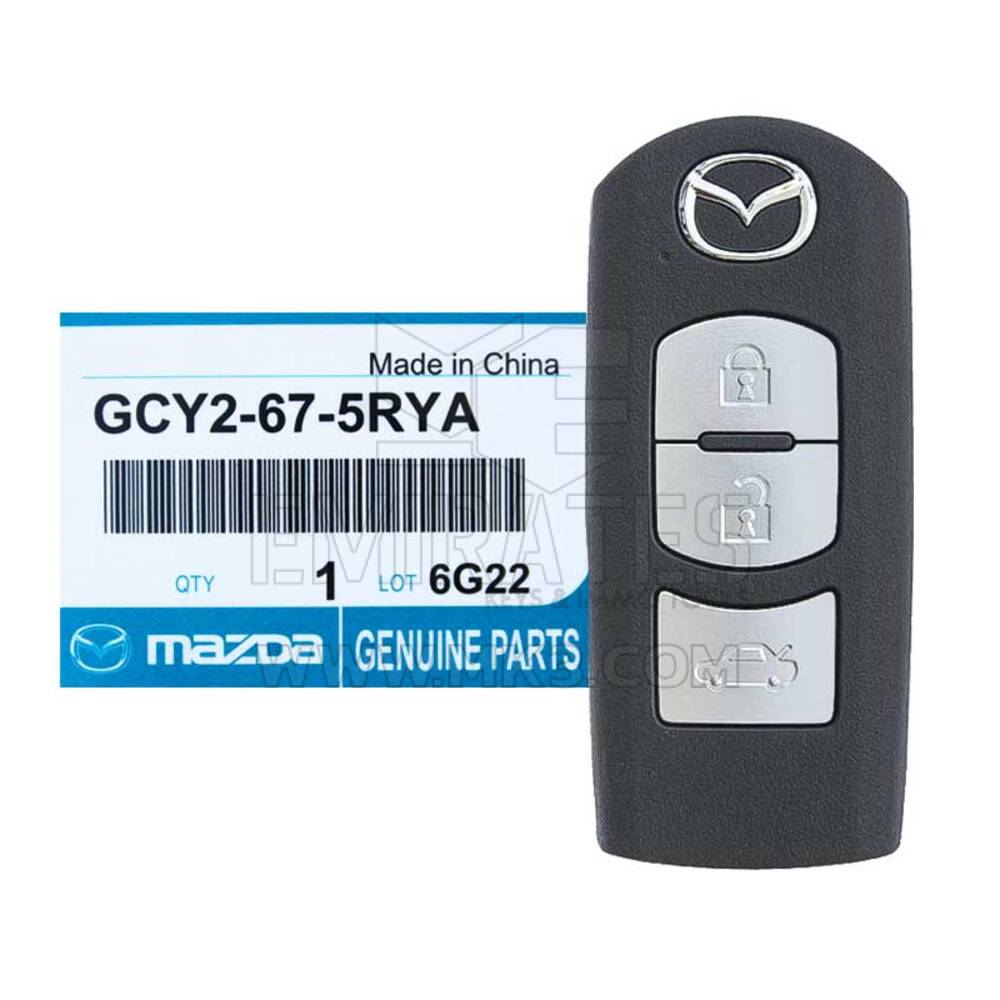 NOVO Mazda 6 2009 Genuine/OEM Smart Key Remote 433MHz GCY2-67-5RYA GCY2675RYA - FCCID: 5WK434O3D | Chaves dos Emirados