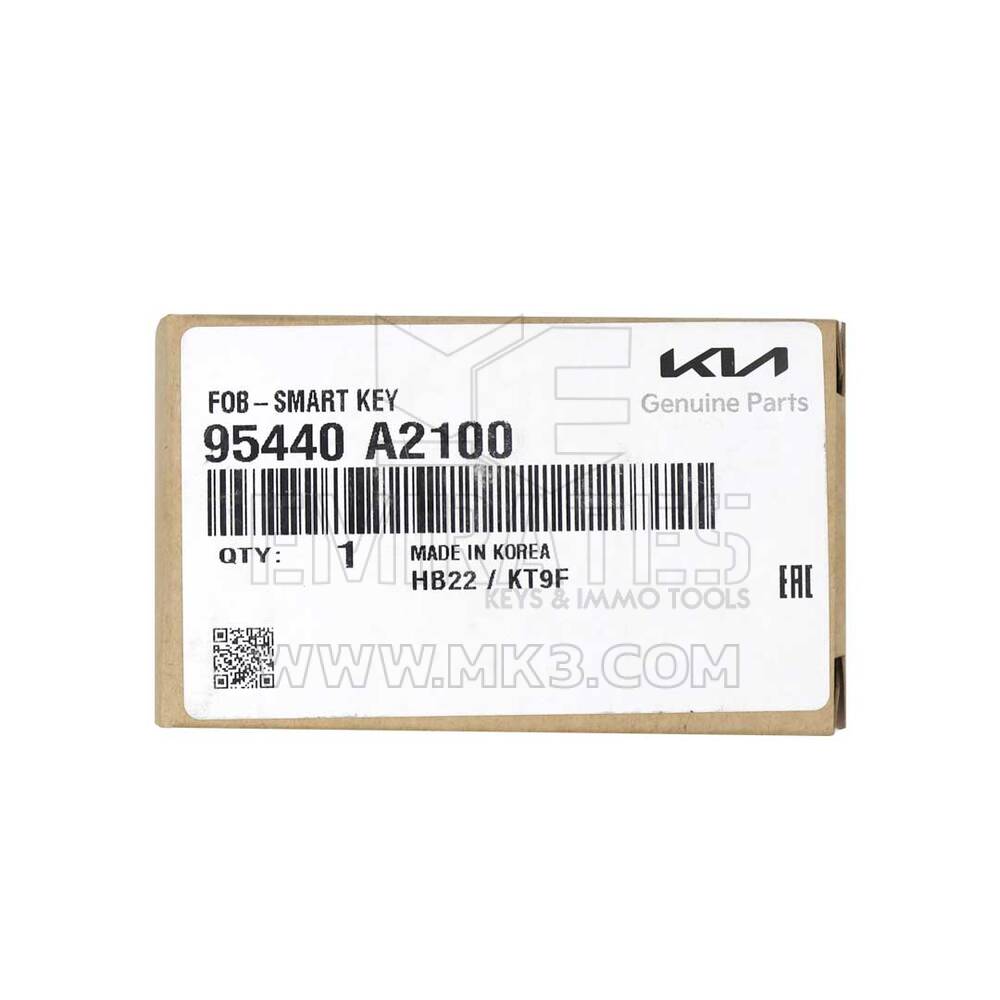 Nouvelle télécommande intelligente Kia Ceed 2014 authentique/OEM 3 boutons 433 MHz Numéro de pièce du fabricant : 95440-A2100 | Clés Emirates