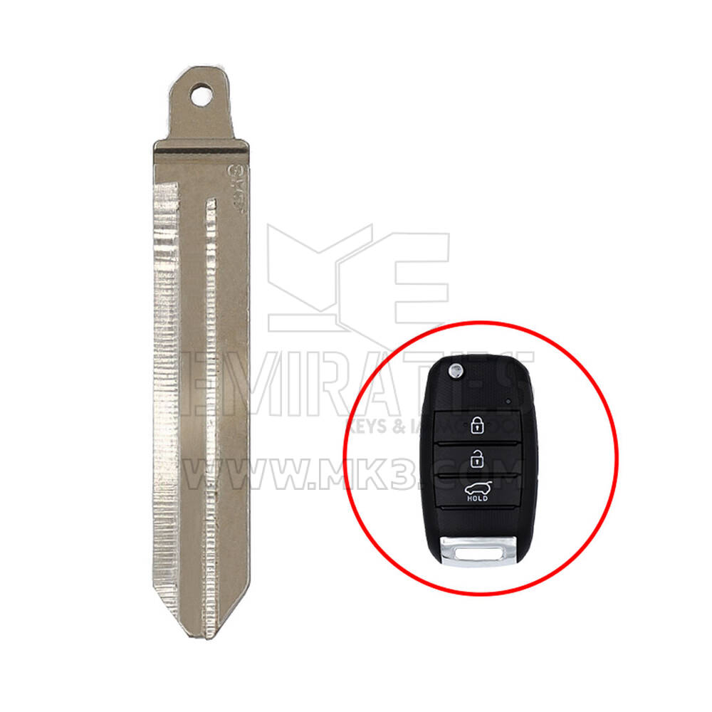 KIA Seltos 2020-2021 Flip Remote Key için Orijinal Bıçak 81996-Q6100