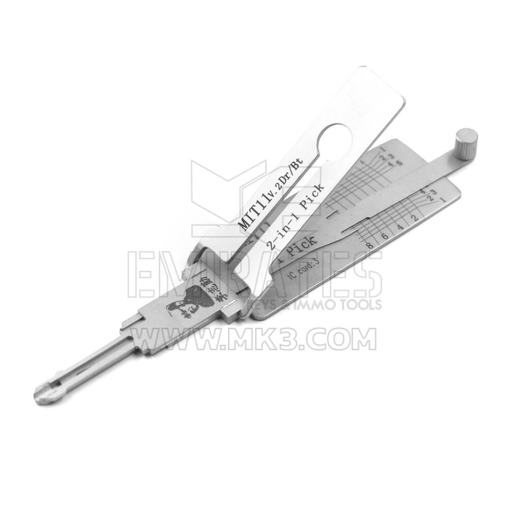 Ferramenta decodificadora de seleção Lishi 2 em 1 original MIT11R-v.2 | MK3