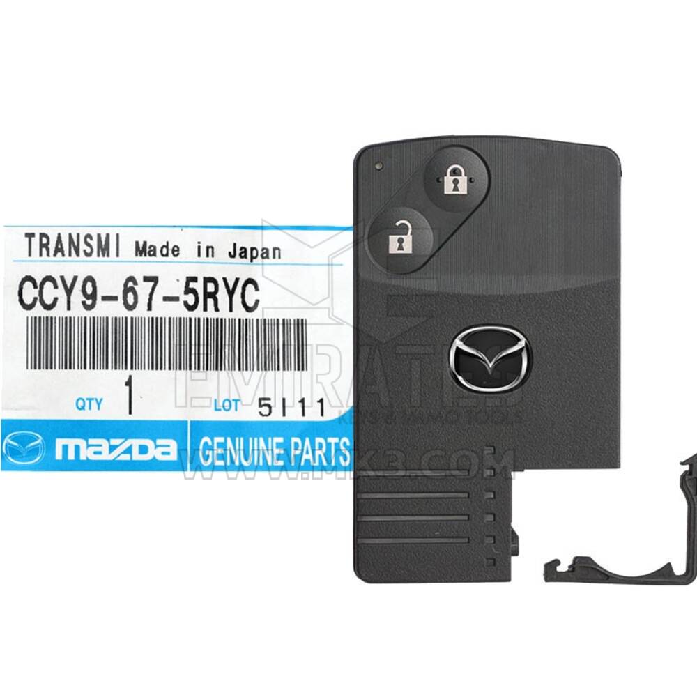 New Mazda Q6 2008 Smart Key Card Proximity Remote 433MHz 2 Button Manufacturer Part Number: CCY9-67-5RYC | Emirates Keys