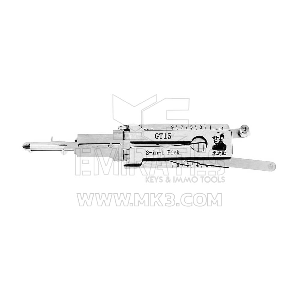 selección original Lishi 2 en 1 GT15 Fiat para Alfa Romeo