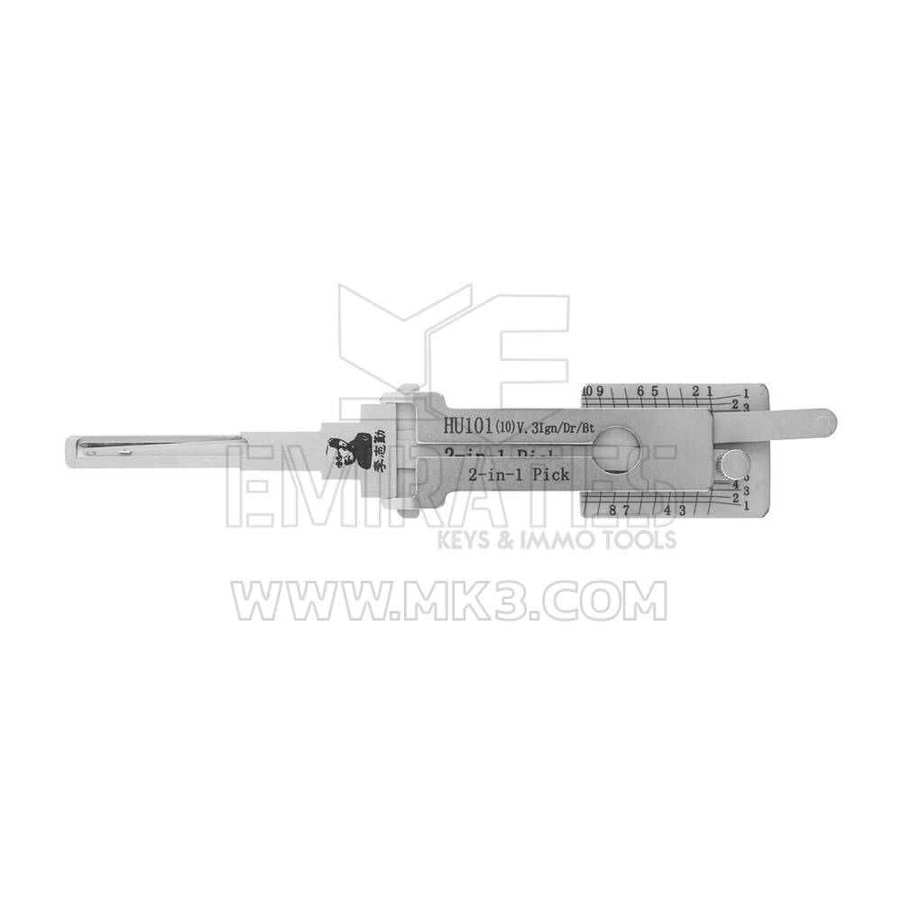 أداة فك التشفير الأصلية Lishi 2-in-1 HU101 + V3-AG