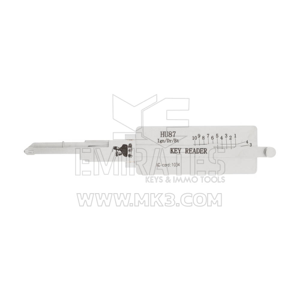 الأصلي Lishi HU87 HU133 HU134 لسوزوكي قارئ فك الإشعال باب الجذع المضادة للوهج