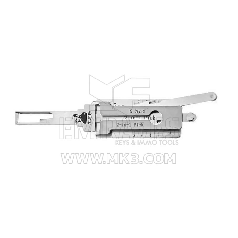 Оригинальный инструмент Lishi 2-in-1 Pick Decoder Tool K5-AG