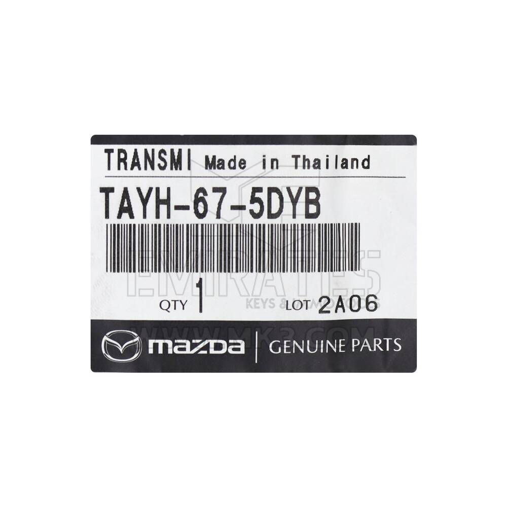 New Mazda CX9 2021 Genuine/OEM Smart Remote Key 3 Button 433MHz Manufacturer Part Number: TAYH-67-5DYB | Emirates Keys