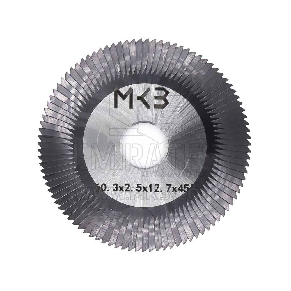 Angle Miling Cutter HJ-X23MC HSSCo φ60.3x2.5xφ12.7x45° | MK3