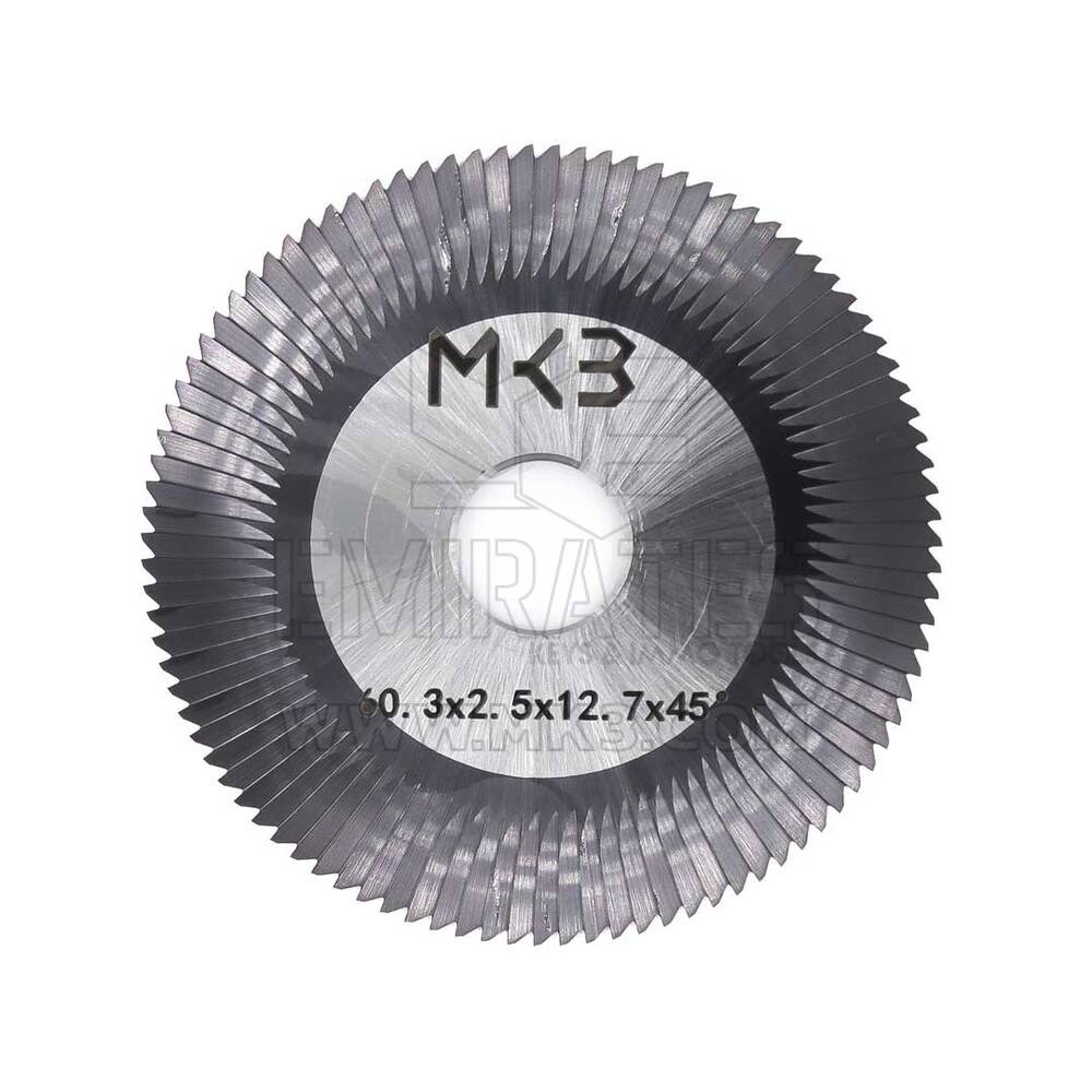 Fraise d'angle HJ-X23MC HSSCo φ60.3x2.5xφ12.7x45° | MK3