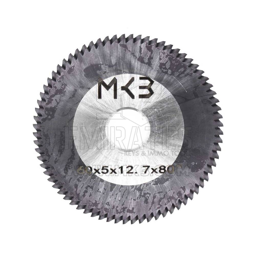 Açılı Freze EM18 HSSCo-Kaplama φ60x5.0xφ12.7x80° | MK3