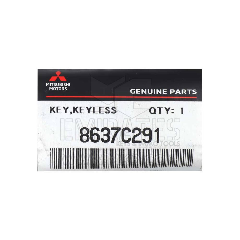 Nuevo Mitsubishi Mirage 2016 Genuino/OEM Llave remota inteligente 3+1 botón 315MHz Número de pieza OEM: 8637C291 / 285E3W330P | Cayos de los Emiratos