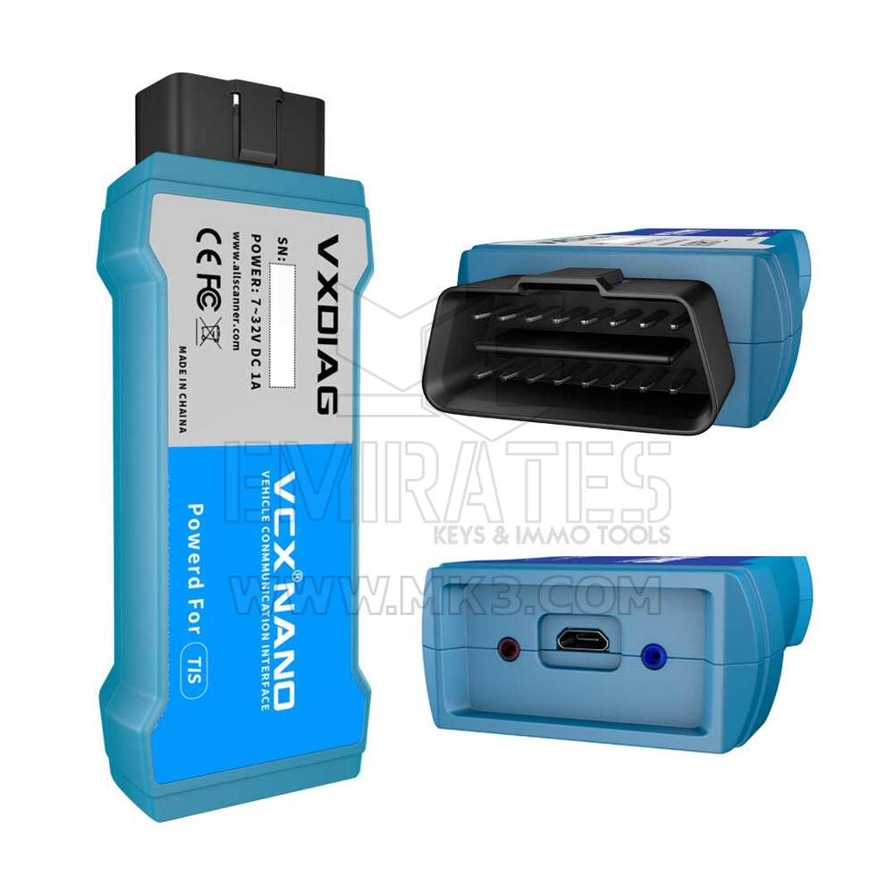 Nouvel outil de diagnostic ALLScanner VCX NANO pour Toyota USB / WIFI / PW880 / TIS compatible avec SAE J2534 | Clés Emirates