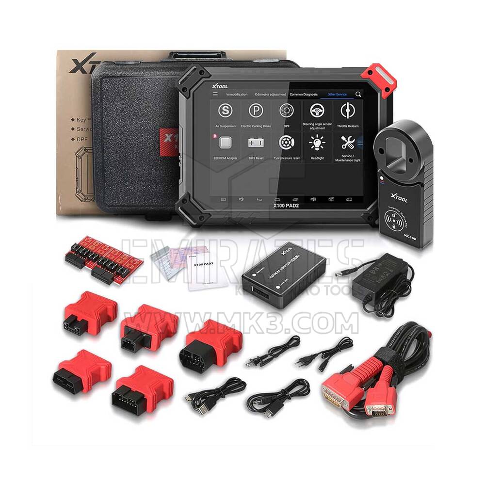 Xtool X100 PAD2 PRO Obd2 مبرمج المفاتيح التلقائي +KC100 | MK3