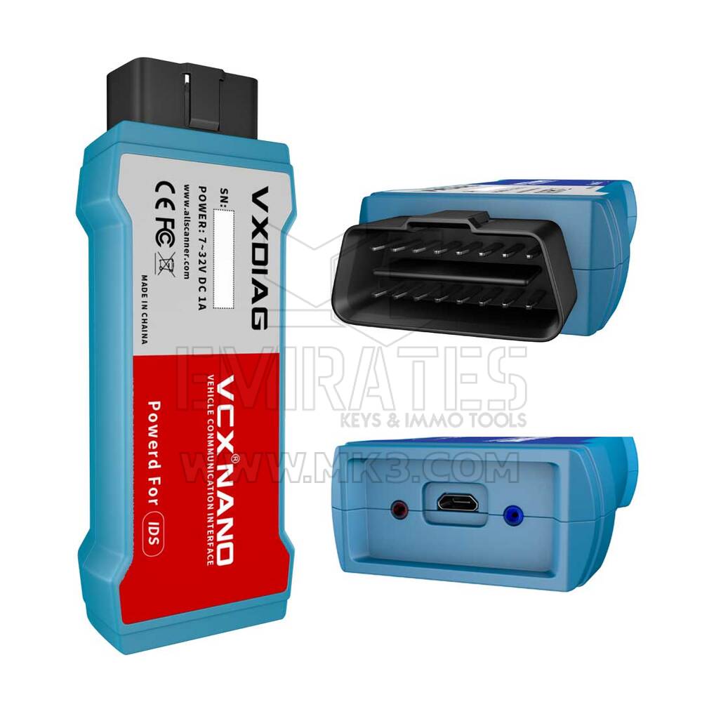 Nuevo ALLScanner VCX NANO para Ford / Mazda USB / WIFI / PW880 / Herramienta de diagnóstico IDS compatible con Win10 | Claves de los Emiratos