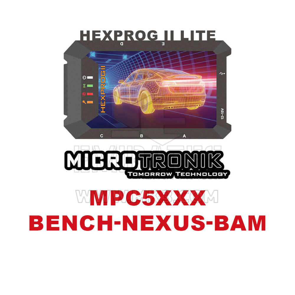 Microtronik - Heexprog II Lite - MPC5xxx Bench-Nexus-BAM Lisansı