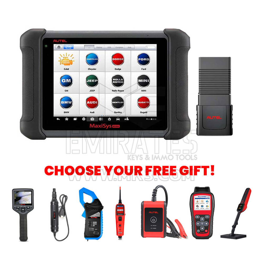 Autel MaxiSys MS906S Scanner diagnostico per auto, codifica ECU OBD2