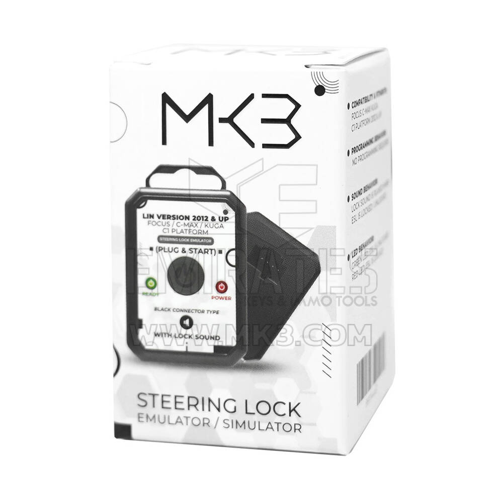 New Ford Emulator - Focus Emulator for C-Max Kuga C1 Platform 2012 & UP Steering Lock Simulator Emulator With Lock Sound Black Connector Type High Quality Best Price - MK3 Products | Emirates Keys
