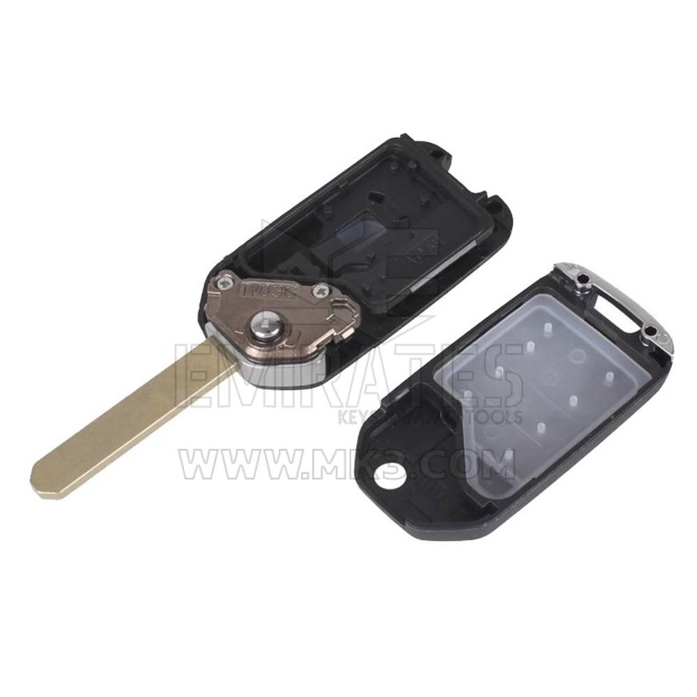 Capa de chave remota Honda Accord Flip de alta qualidade com 3 botões, capa remota Emirates Keys, capa de chave remota de carro, substituição de conchas de chaveiro a preços baixos.