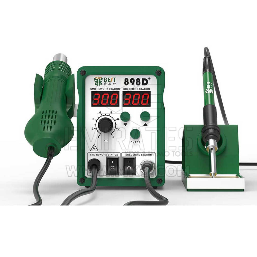 Estación de retrabajo SMD 2 en 1 Bestool BST-898D+ | MK3