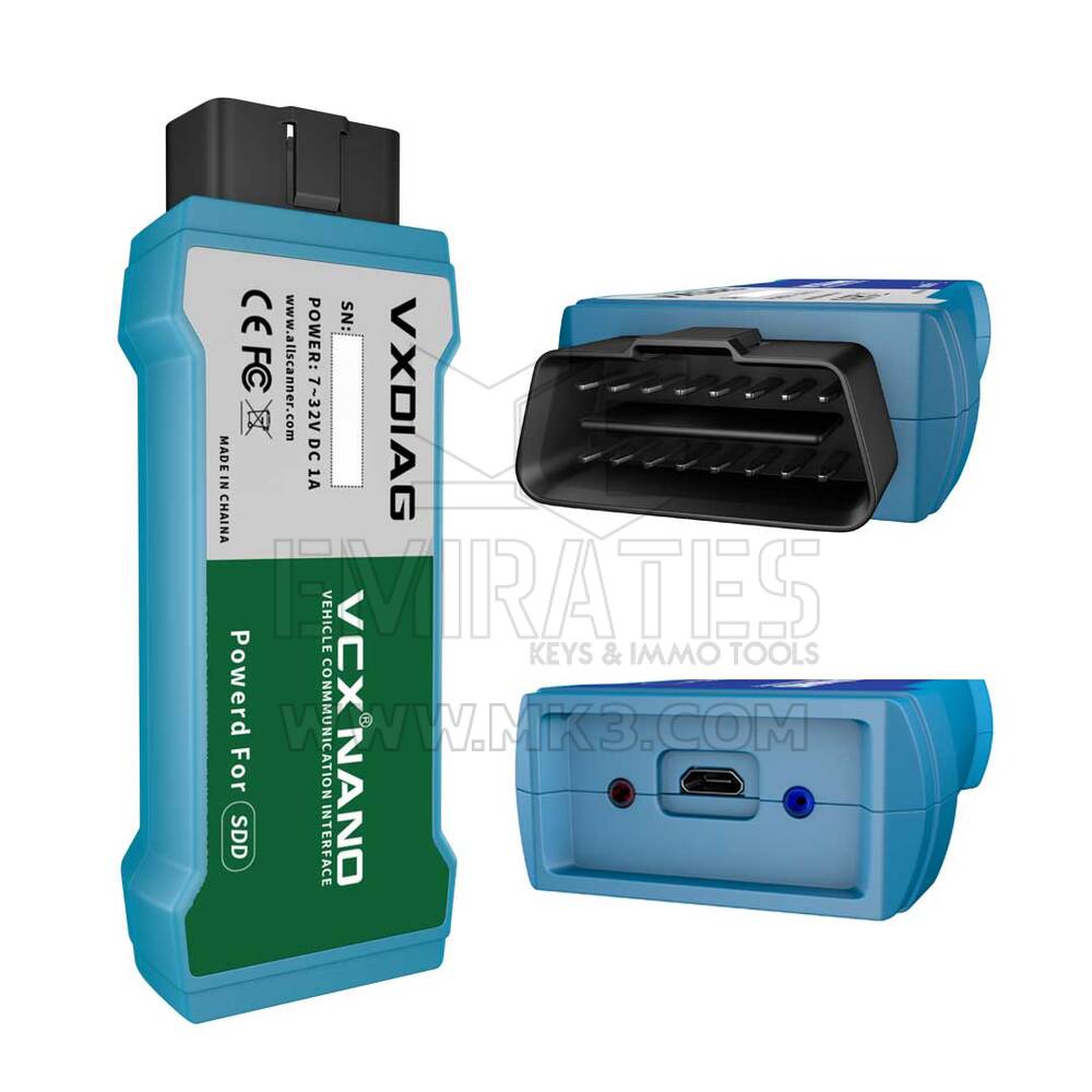 Nuovo ALLScanner VCX NANO per Land Rover/Jaguar USB/WIFI JLR SDD Diagnostic Tool Software V164 | Chiavi degli Emirati