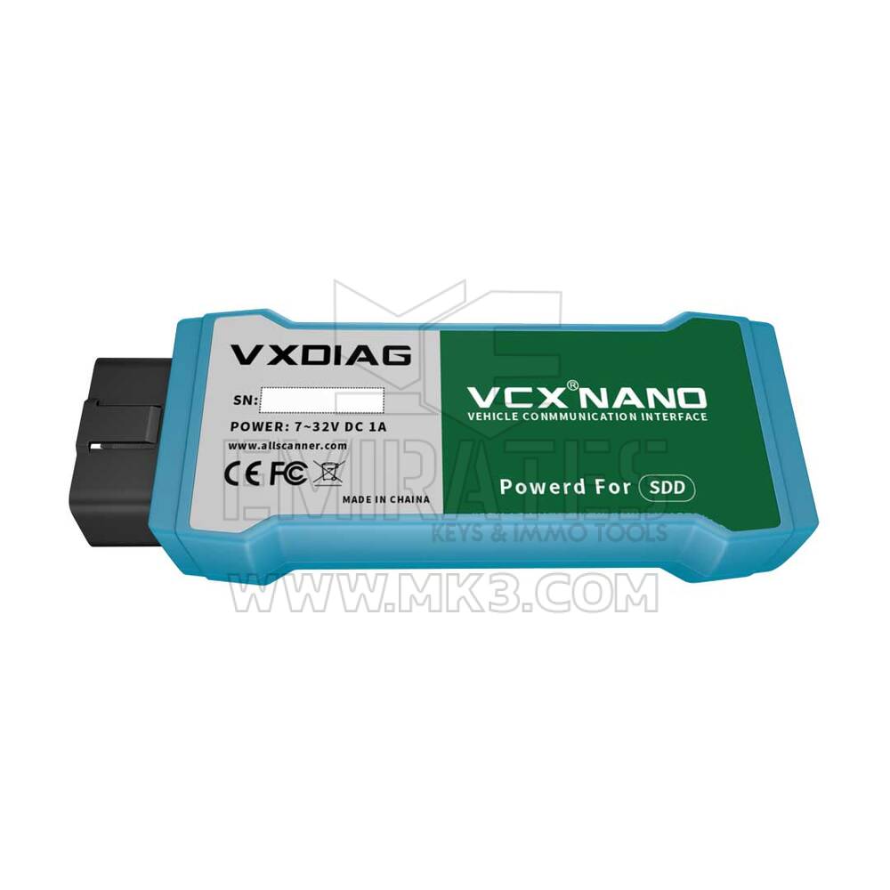 ALLScanner VCX NANO لأداة تشخيص Land Rover / Jaguar USB / WIFI JLR SDD