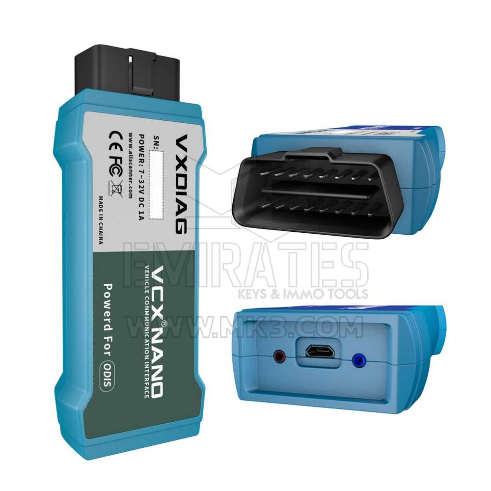 Nouveau ALLScanner VCX NANO pour Volkswagen USB / WIFI PW890 Outil de diagnostic ODIS Support UDS Protocol | Clés Emirates