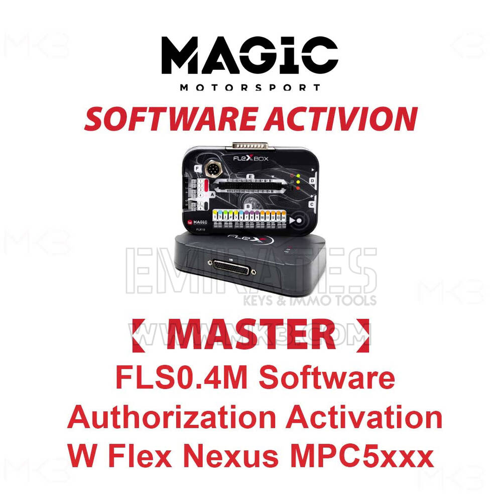 MAGIC FLS0.4M Software Autorización Activación SW Flex Nexus MPC5xxx Master